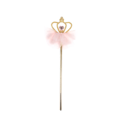 Great Pretenders Royal Fairy Princess-skjørt med vinger og tryllestav - str. 3-6 år