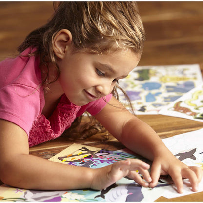 Skumklistremerker, gjenbrukbare - min habitat