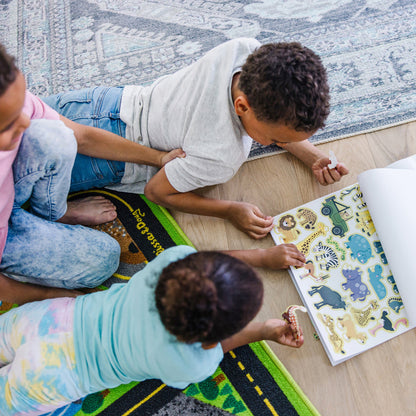 Skumklistremerker, gjenbrukbare - min habitat