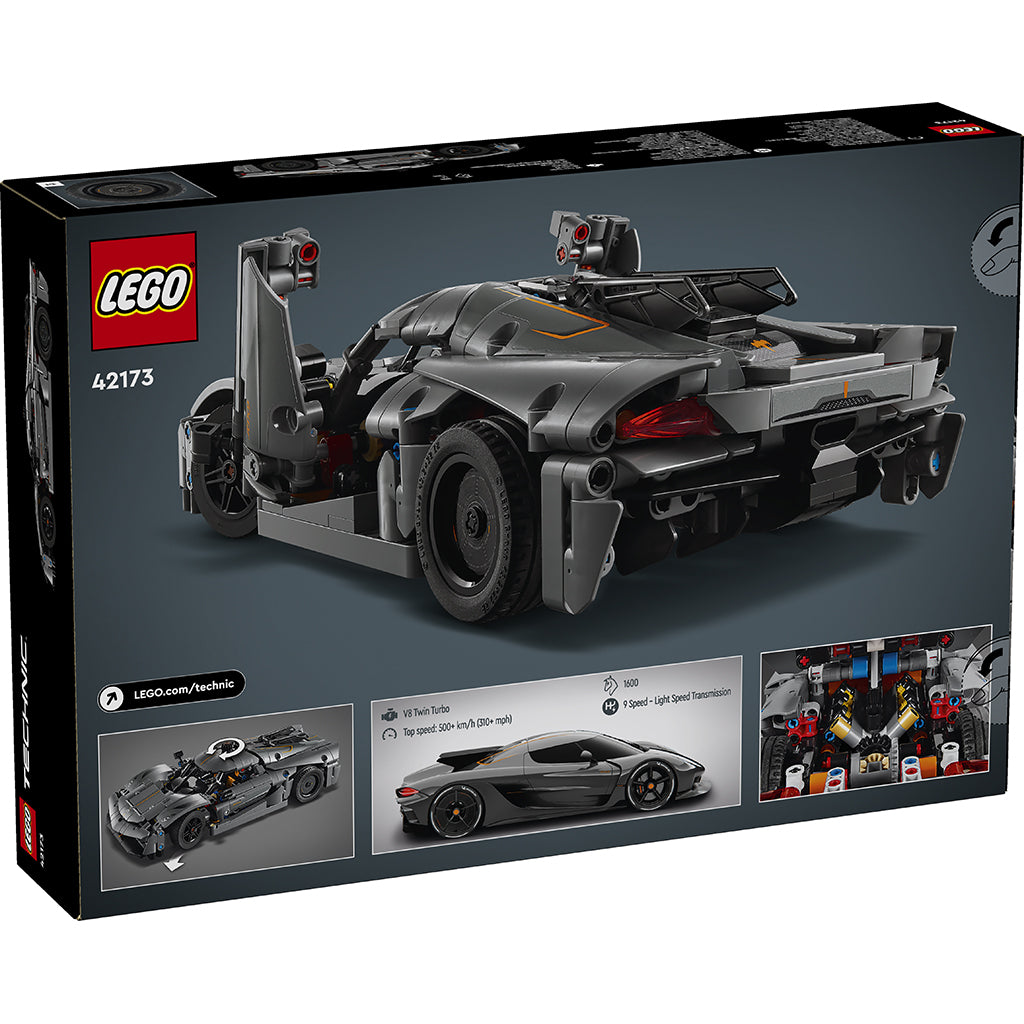 LEGO® Technic, Koenigsegg Jesko Absolut-hyperbil – grå