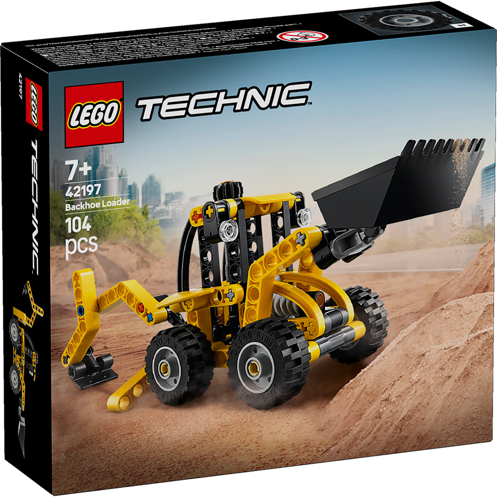 LEGO Technic rendegraver æske med legesættet bygget