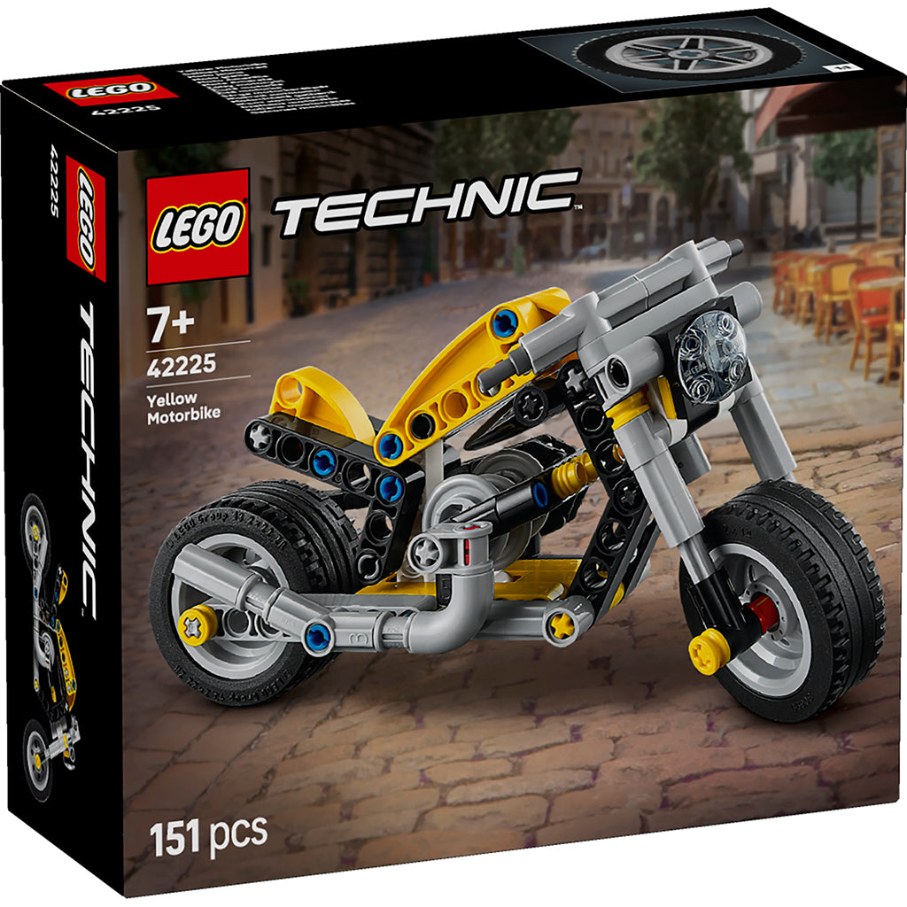 LEGO® Technic, gul motorsykkel