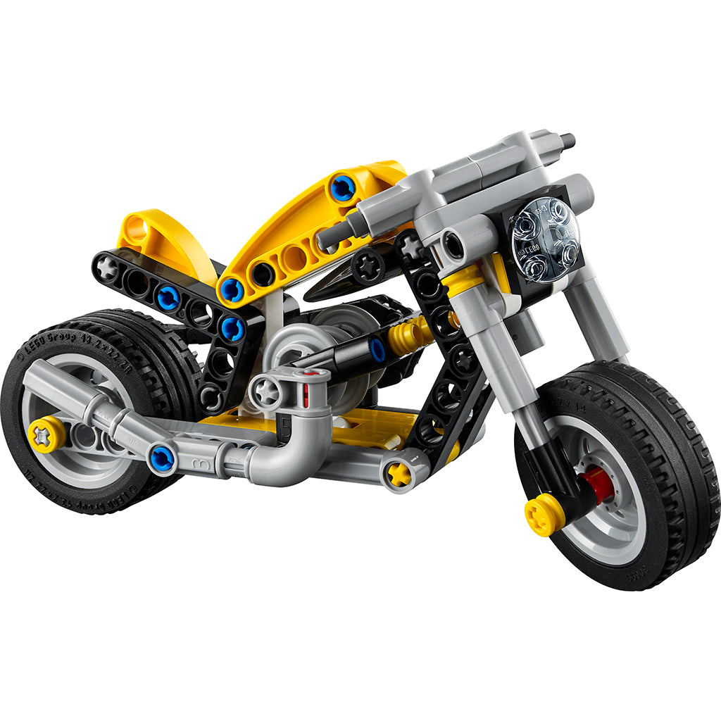 LEGO® Technic, gul motorsykkel