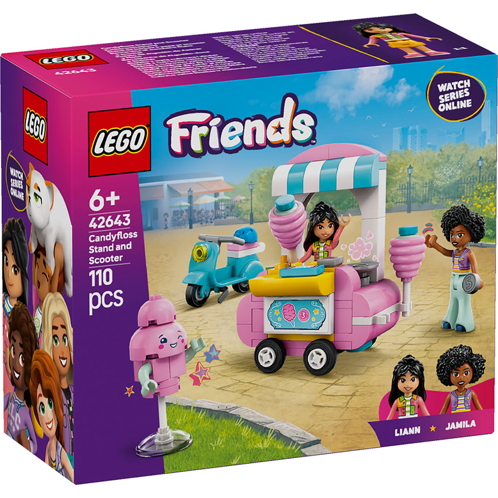 LEGO® Friends, Candyfloss-bod og scooter
