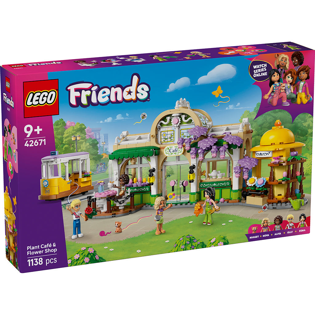 LEGO® Friends, Plantecafé og blomsterbutikk