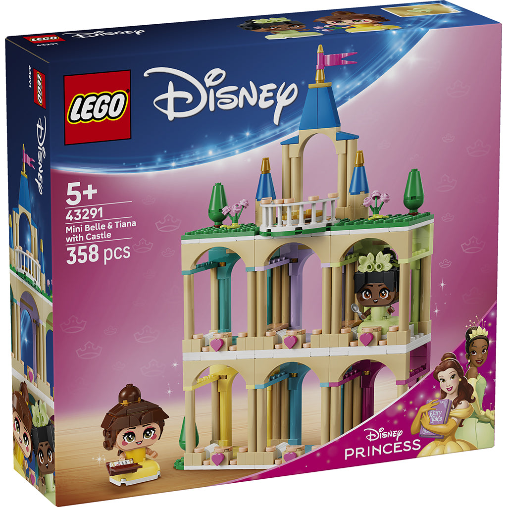 LEGO® Disney™ Minimodeller av Belle og Tiana med slott