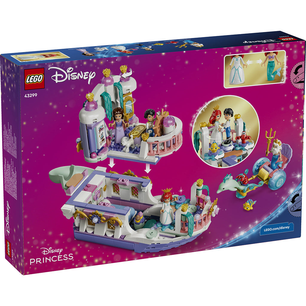 LEGO® ǀ Disney Princess Ariels kongelige bryllupsbåt 43299