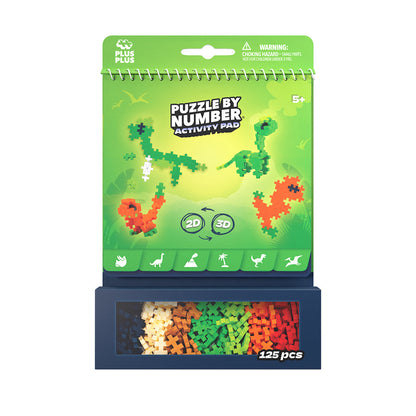 Plus-Plus aktivitetssett, Dinosaurer - 125 stk.