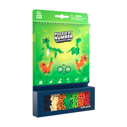 Plus-Plus aktivitetssett, Dinosaurer - 125 stk.