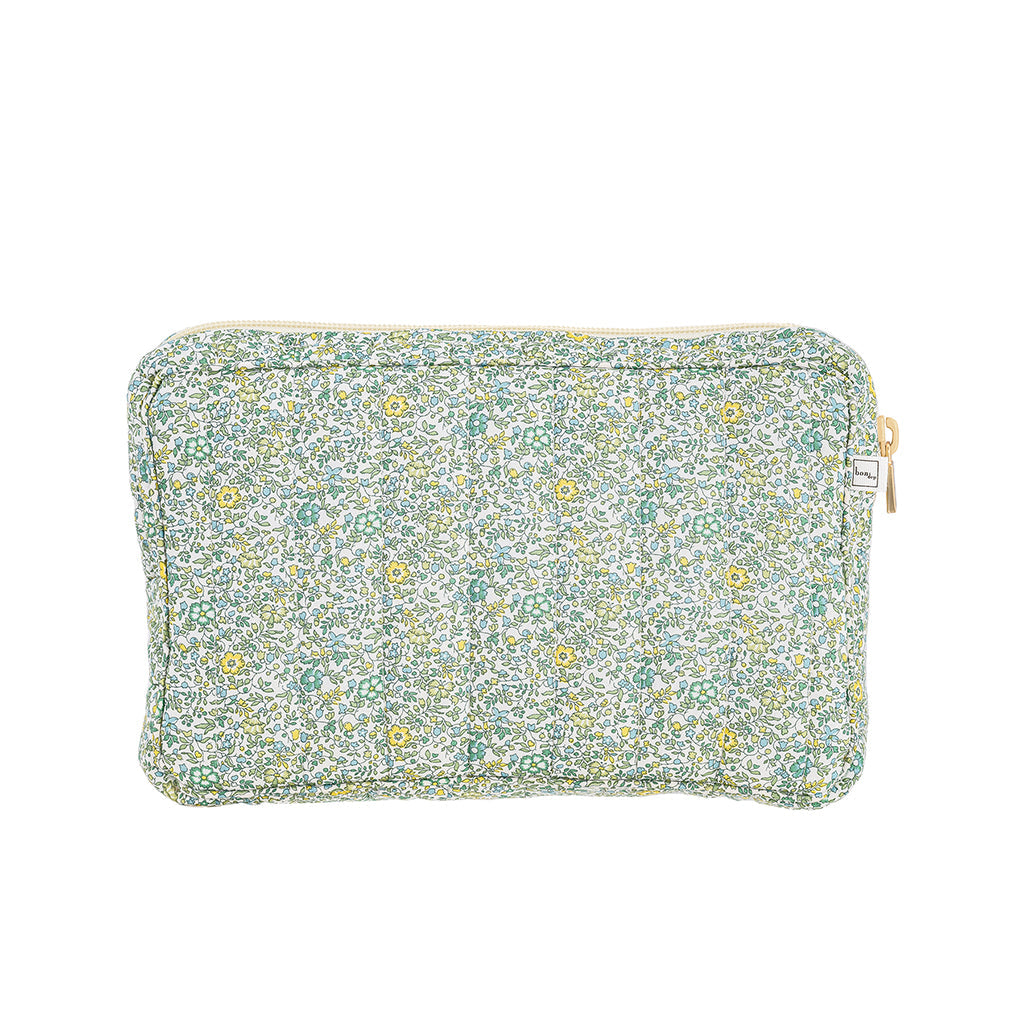 Bon Dep Pouch small, toalettmappe med Liberty - Katie and Millie green