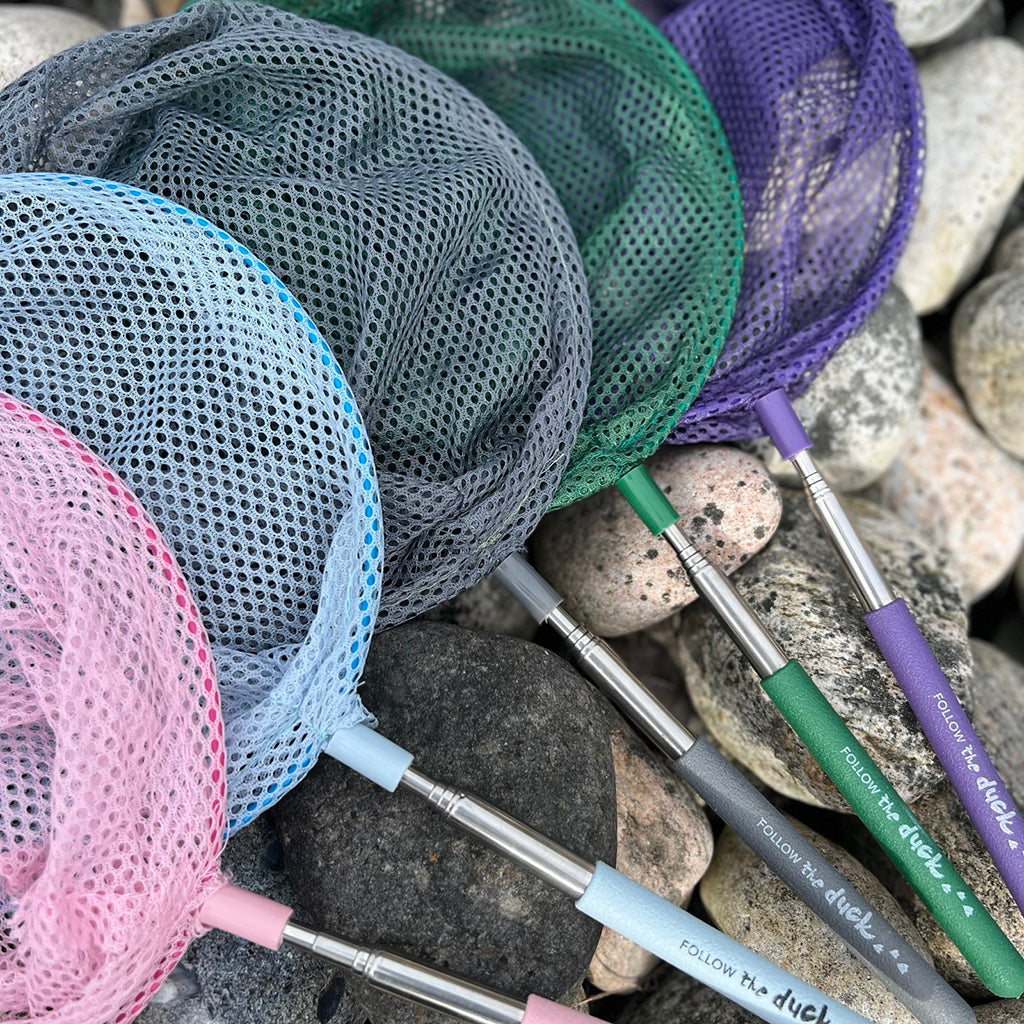 Follow the duck, Teleskopfiskehåv - Sart rosa