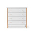 Oliver Furniture Wood kommode med 4 skuffer, hvid eg