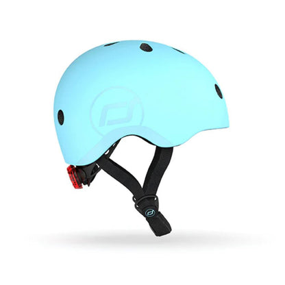 Scoot and Ride sykkelhjelm, Blueberry - Flere størrelser