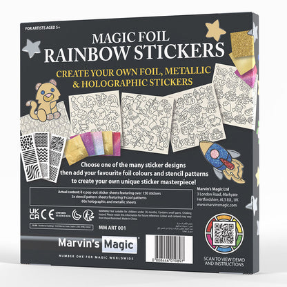 Marvins Magic, klistremerker Rainbow-sett