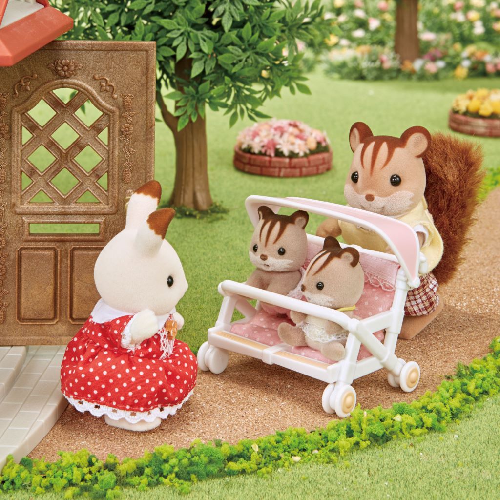 Sylvanian Families Tvillingbarnevogn