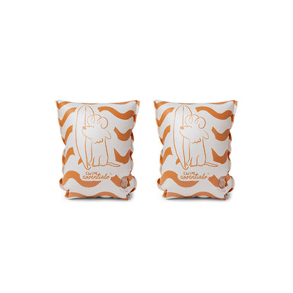 Swim Essentials, Badevinger 2-6 år - Orange Surfer