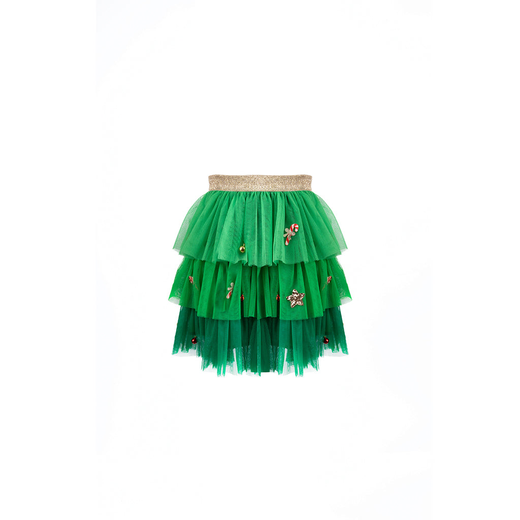 Great Pretenders kostyme, Juletre-skjørt - str. 4-6 år