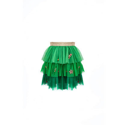 Great Pretenders kostyme, Juletre-skjørt - str. 4-6 år