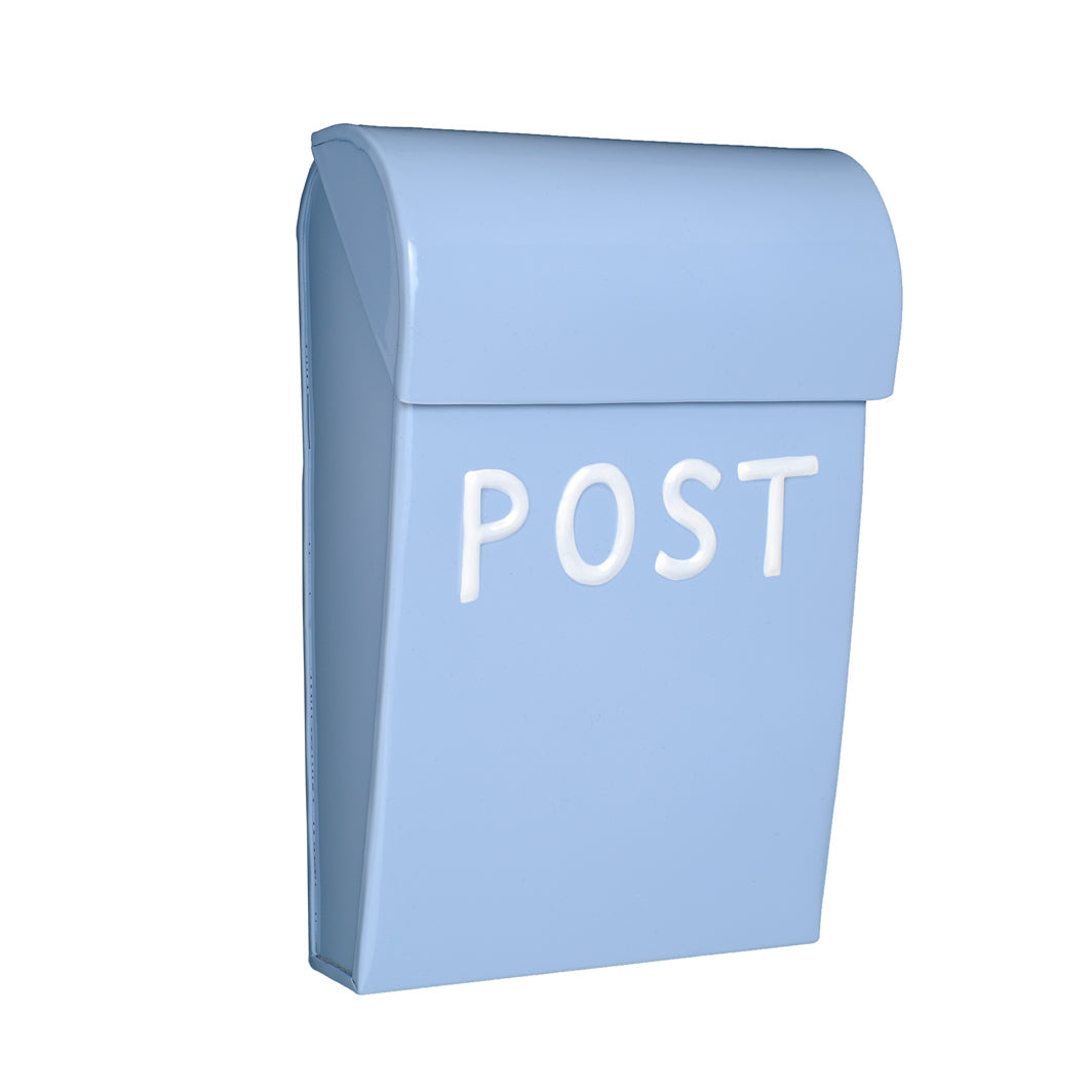 Bruka Design postkasse, Mini - Lyseblå