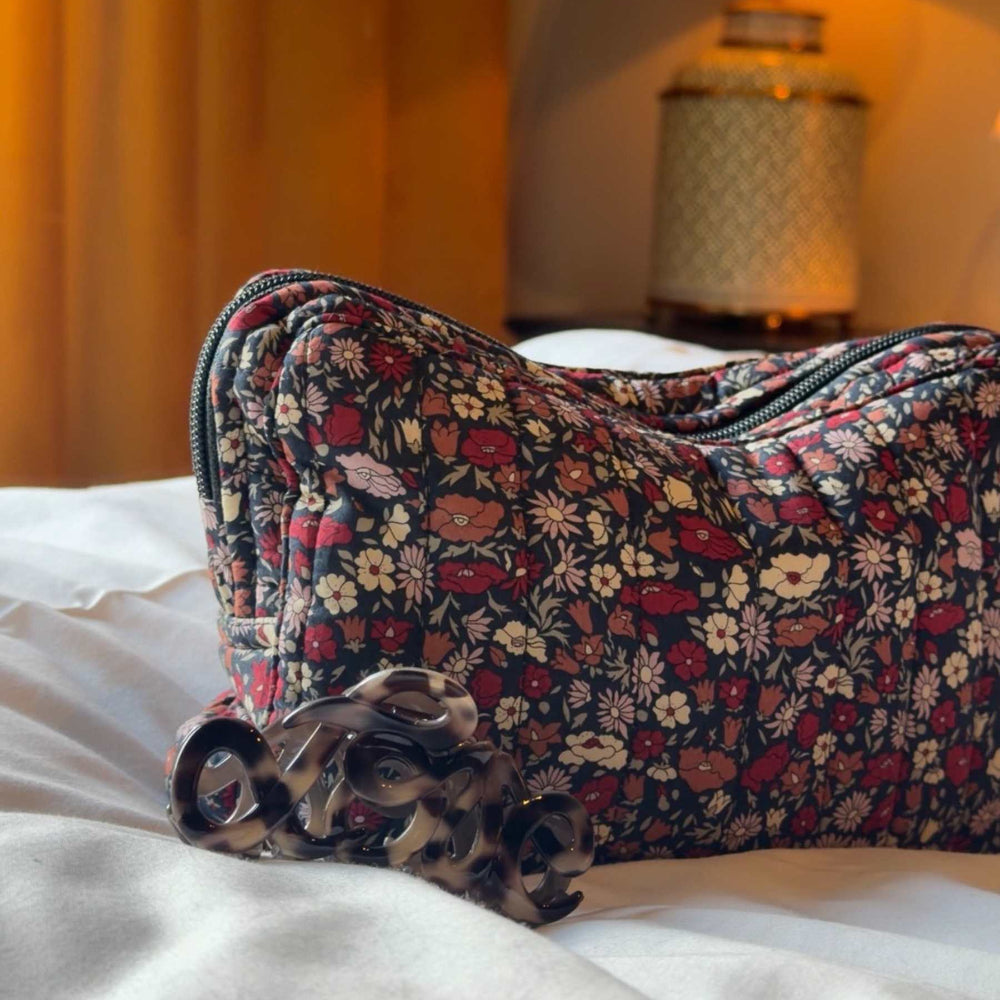 Bon Dep Pouch small, toalettmappe med Liberty - Petal &amp; Daisy