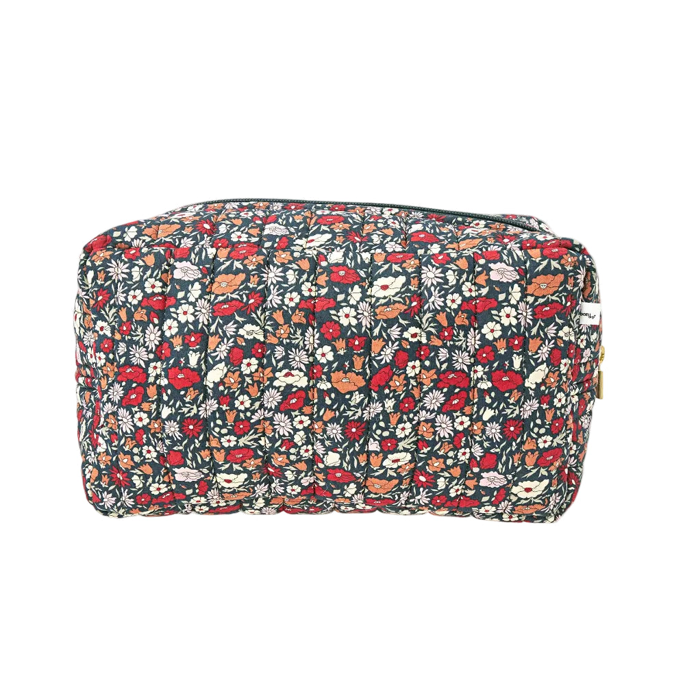Bon Dep firkantet toalettmappe, Liberty Petal &amp; Daisy