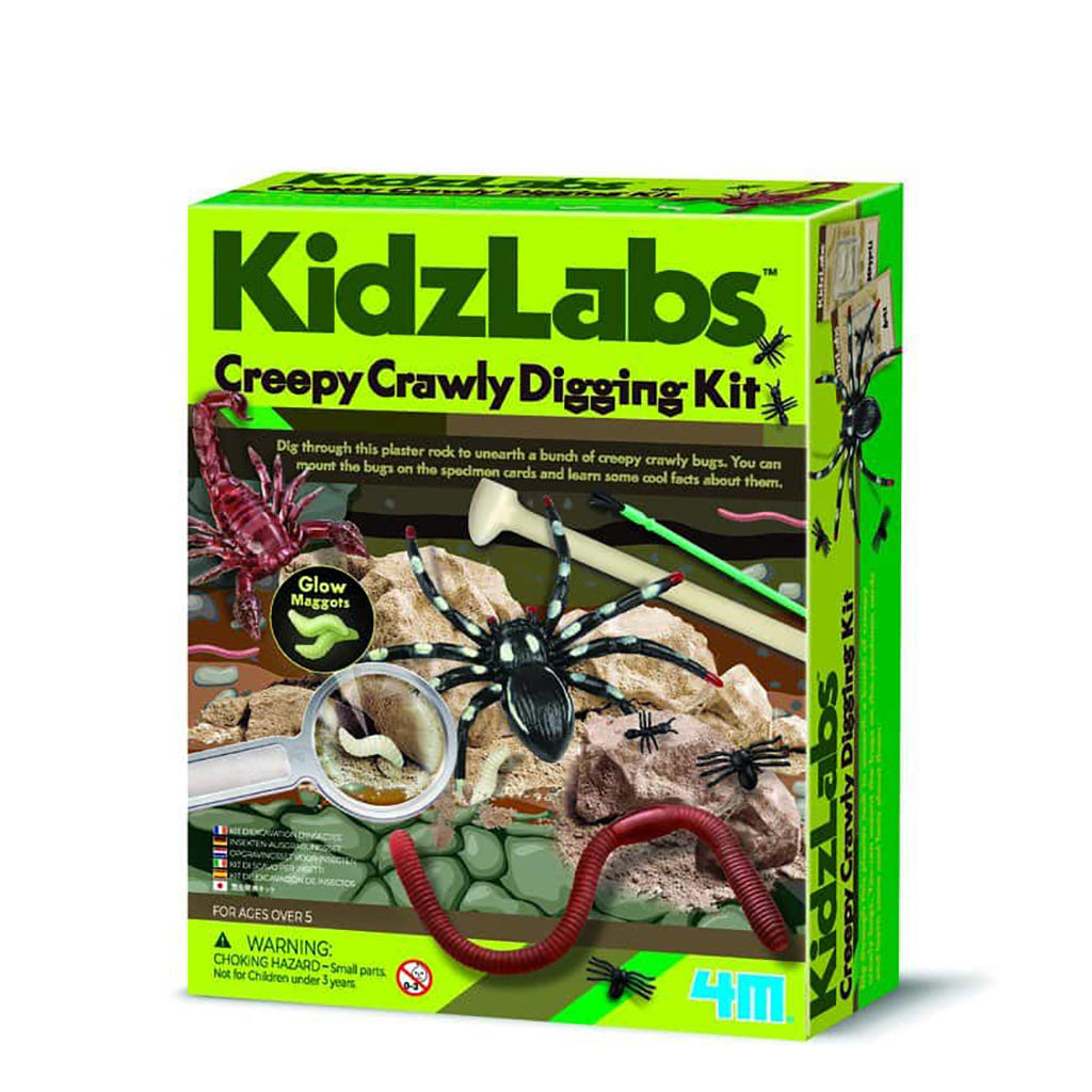 4M KidzLabs, eksperimentsett - Creepy crawly digging kit