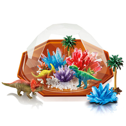 KidzLabs, eksperimentsett, Dinosaur Crystal Terrarium - Fra 10 år