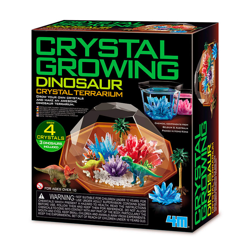 KidzLabs, eksperimentsett, Dinosaur Crystal Terrarium - Fra 10 år