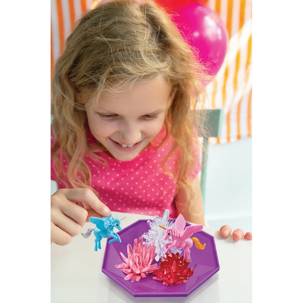 4M eksperimentsett, Crystal Growing, Magical unicorn terrarium - Fra 10 år