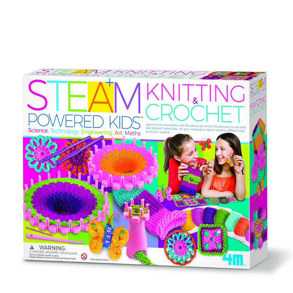 4M STEAM powdered kids/ Hekle og strikke