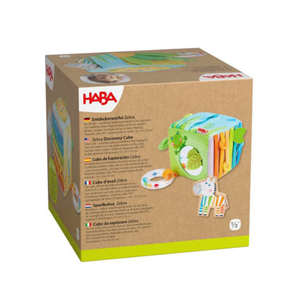 Haba aktivitetskube, Zebra