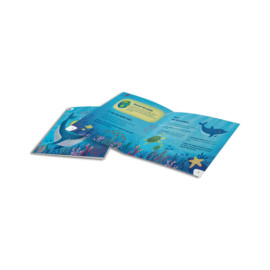 Kidystar, roterende billedprojektor – Ocean/hav-tema