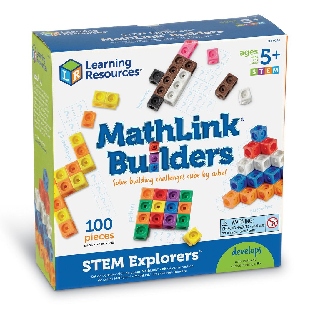Learning Resources MathLink® Builders - Aktivitetssett med byggeutfordringer