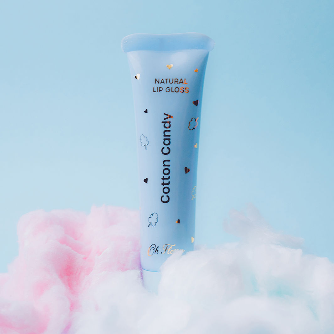 Oh Flossy Naturlig Lip Gloss til barn, Sett med 3 farger