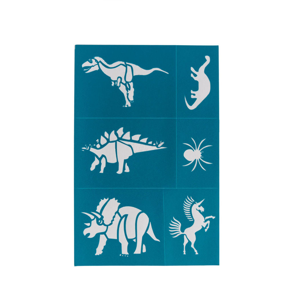 Oh Flossy Ansiktmaling- og make-up stenciler til barn