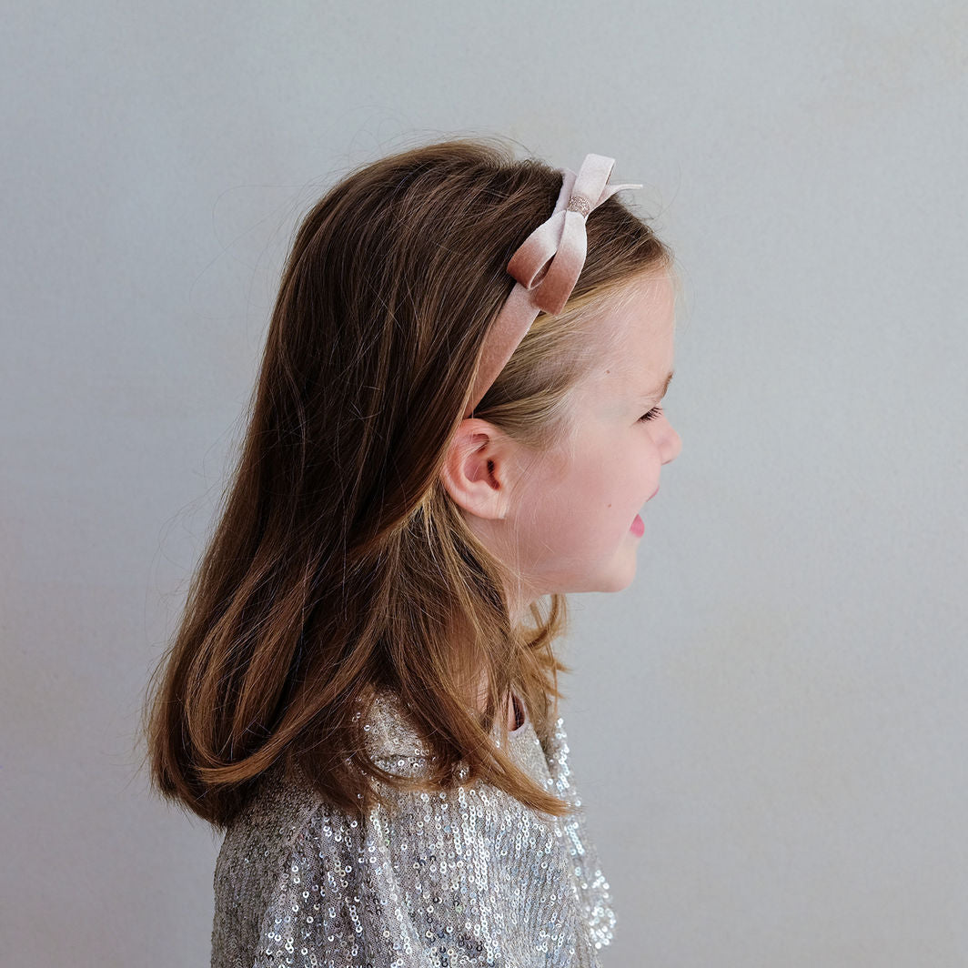 Mimi &amp; Lula Hårbøyle – Pink Violet Bow
