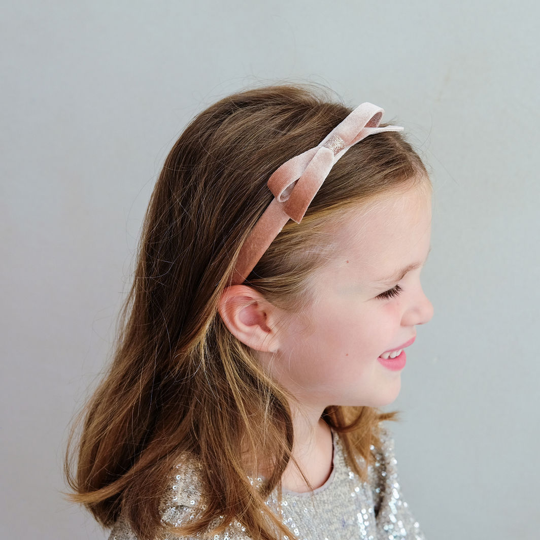 Mimi &amp; Lula Hårbøyle – Pink Violet Bow