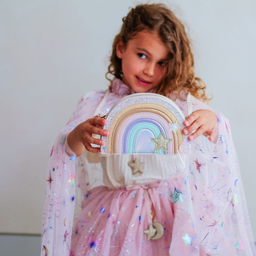 Mimi &amp; Lula Skulderveske – Rainbow Dreamwish