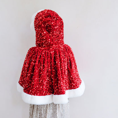 Mimi &amp; Lula - Kappe - Mrs Claus med paljetter til jul
