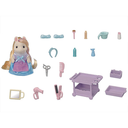 Sylvanian Families, Ponys frisør stylingsett med figur