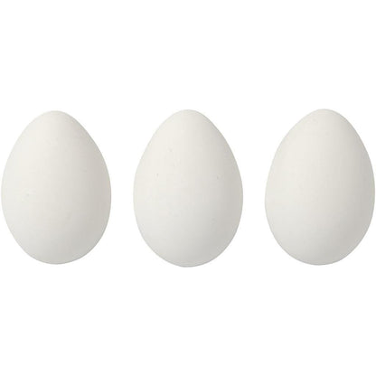 Dekorationsegg i plast, 12 stk.