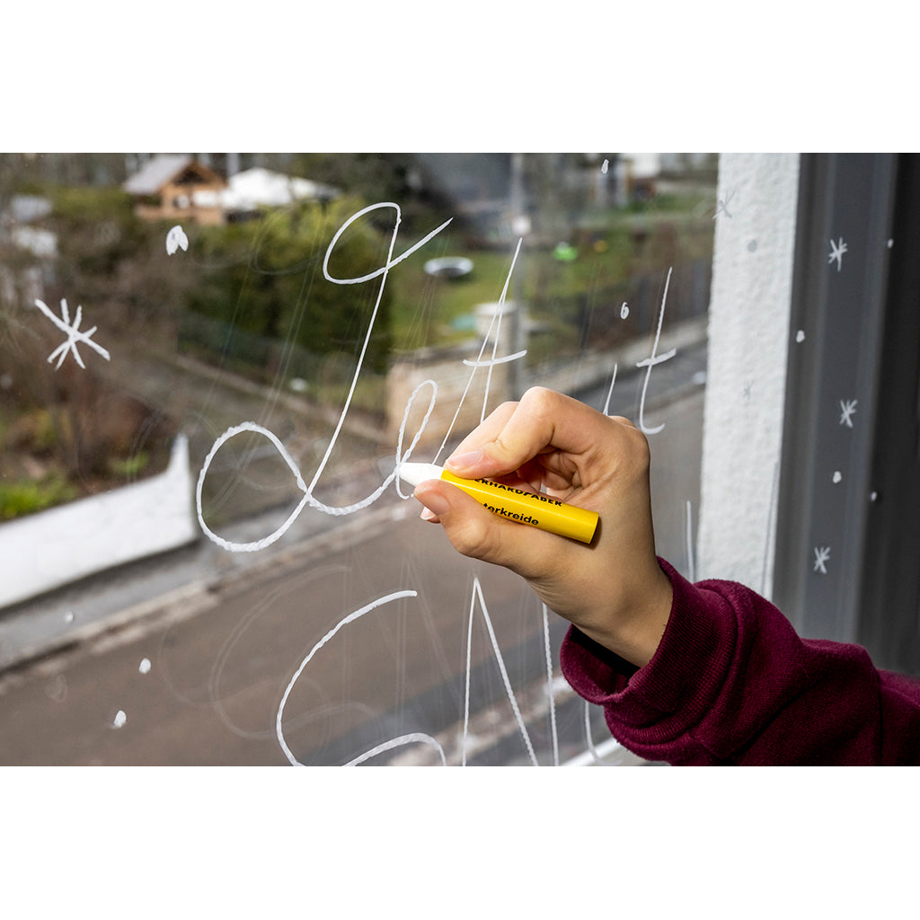 Faber-Castell Vindusfarger/whiteboard, EFA voksfarger - 12 stk