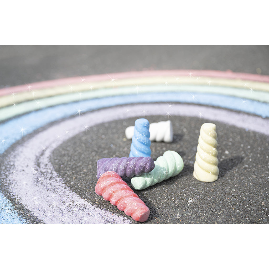 Faber-Castell, EFA gatekritt, 6 stk. - Unicorn glitter