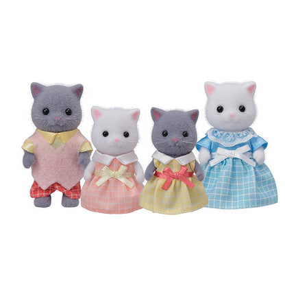Sylvanian Families, Familien Perserkat i farverigt tøj for børn