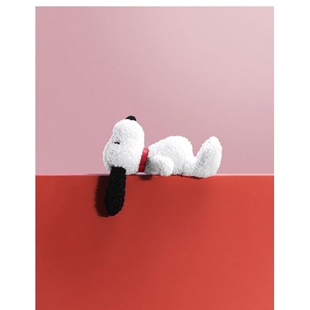 Snoopy kosebamse, ECO tiny Teddy cream, 17 cm - Nuser kosebamse i gaveeske