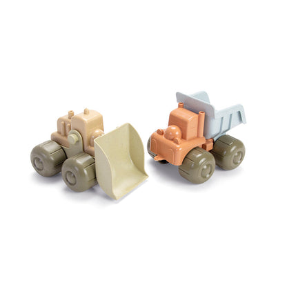 Dantoy Bioplast Bulldozer og Lastebil i gaveeske, Svanemerket