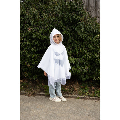 Great Pretenders utkledningstøy, Spooky Ghost Poncho - Str. 1-2 år, 2-4 år og 4-6 år