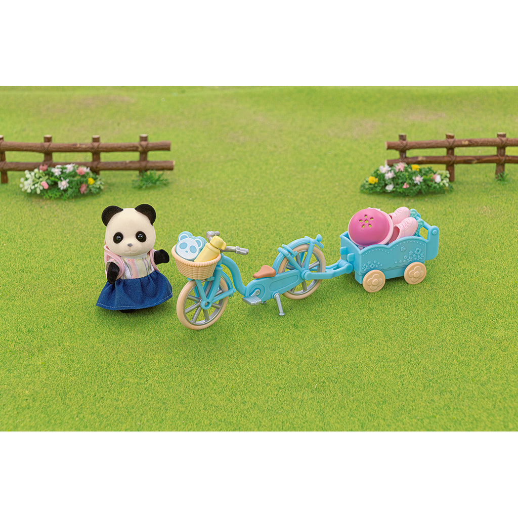 Sylvanian Families, sykkel og rulleskøyte lekesett med figur