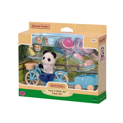 Sylvanian Families, sykkel og rulleskøyte lekesett med figur