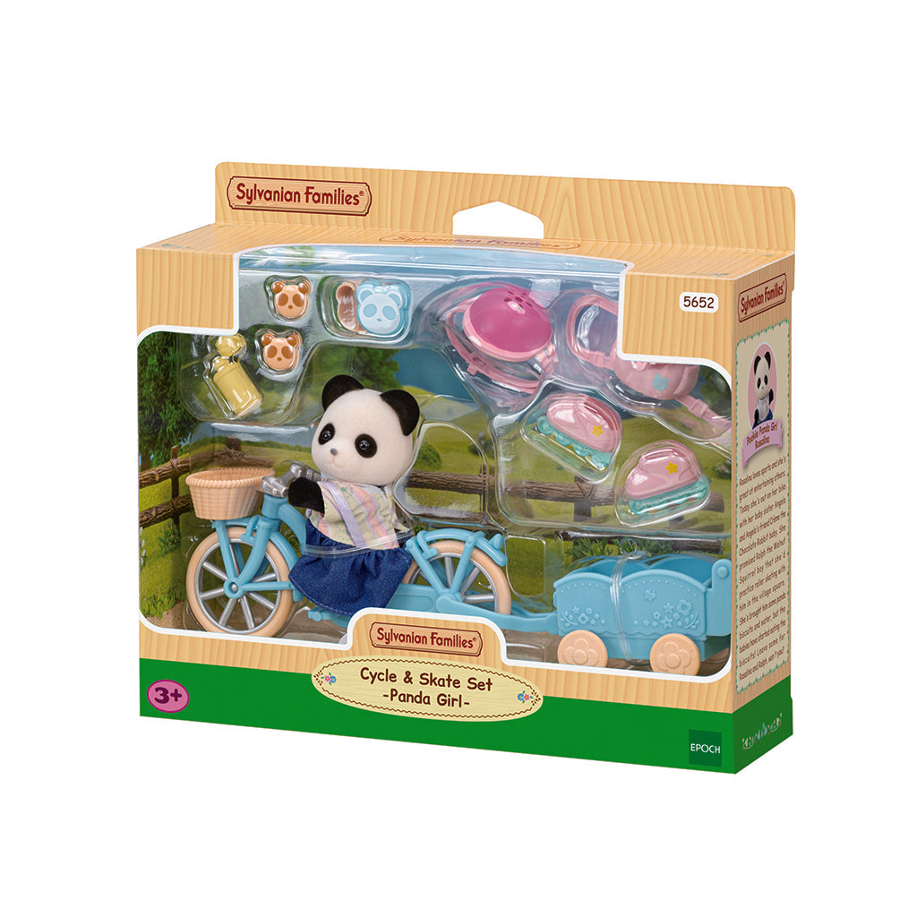 Sylvanian Families, cykel og rulleskøjte legesæt m figur